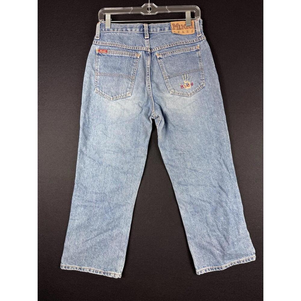 Original MUDD cropped Jeans Size 9 Vintage 90s Y2K style432764 women - Picture 2 of 9
